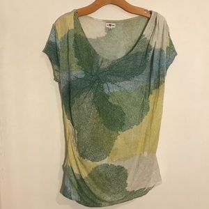 Anthropologie Leaf Top